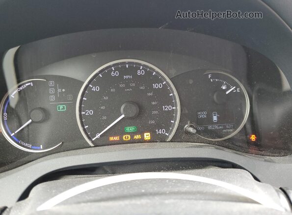 JTHKD5BH4G2277454 2016 LEXUS CT Серебряный Вид щитка приборов