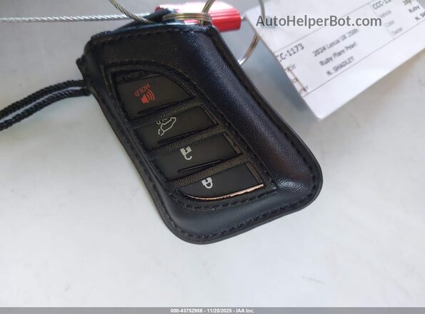 JTHP6JBH6R2172832 2024 LEXUS UX 250H Red Առջևի վահանակի տեսք