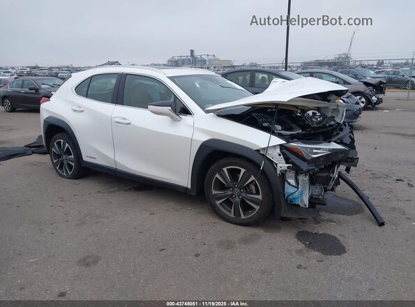 JTHP9JBH9L2036256 2020 LEXUS UX 250H Белый Передняя правая четверть