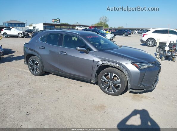 JTHX3JBH3M2032741 2021 LEXUS UX 200 Gray Առջևի աջ