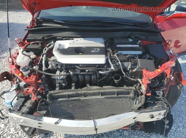 JTHX3JBH7N2049561 2022 LEXUS UX Red Vista del compartimento del motor