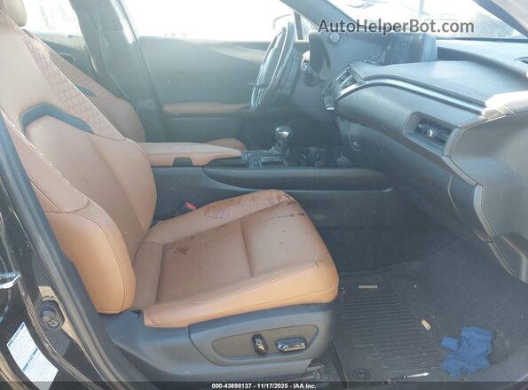 JTHX9JBH3M2051577 2021 LEXUS UX 250H Black Widok wnętrza z przodu