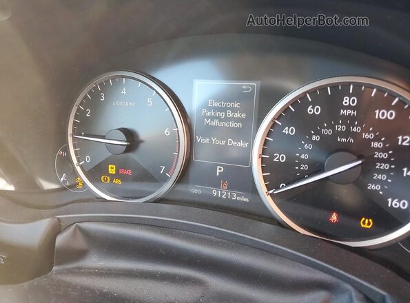 JTJBARBZ6K2187576 2019 LEXUS NX Черный Вид щитка приборов