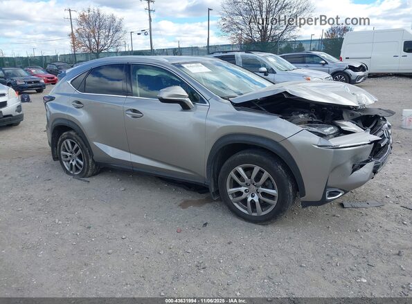 JTJBARBZXG2060563 2016 LEXUS NX 200T Серый Передняя правая четверть