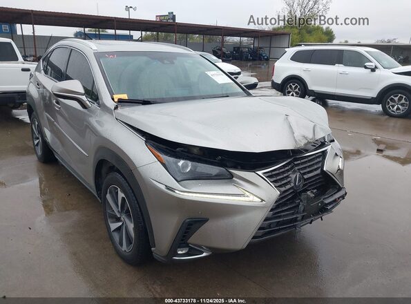 JTJBJRBZ6K2121741 2019 LEXUS NX 300H Золотой Передняя правая четверть