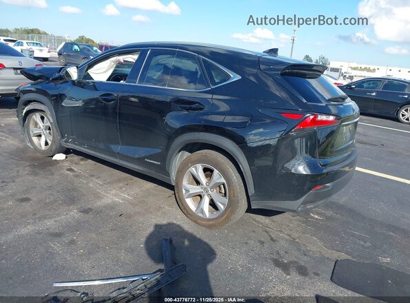 JTJBJRBZ7H2068590 2017 LEXUS NX 300H Черный Задняя левая четверть