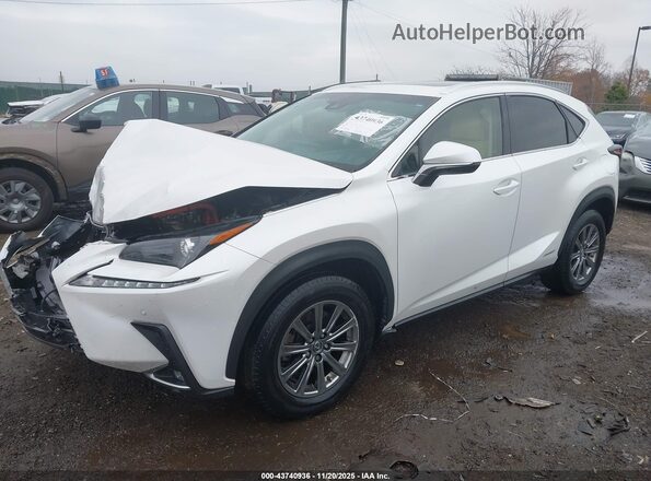 JTJBJRBZ7J2094550 2018 LEXUS NX 300H Белый Передняя левая четверть