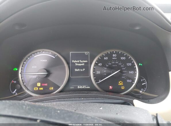 JTJBJRBZ7J2094550 2018 LEXUS NX 300H Белый Вид задних сидений
