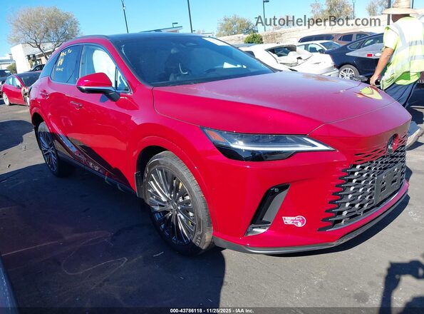 JTJCJMGA3R2021195 2024 LEXUS RX 450H+ Red Delantero derecho