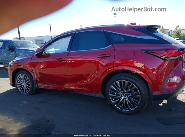 JTJCJMGA3R2021195 2024 LEXUS RX 450H+ Red Vista frontal