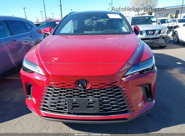 JTJCJMGA3R2021195 2024 LEXUS RX 450H+ Red Vista del cuadro de instrumentos