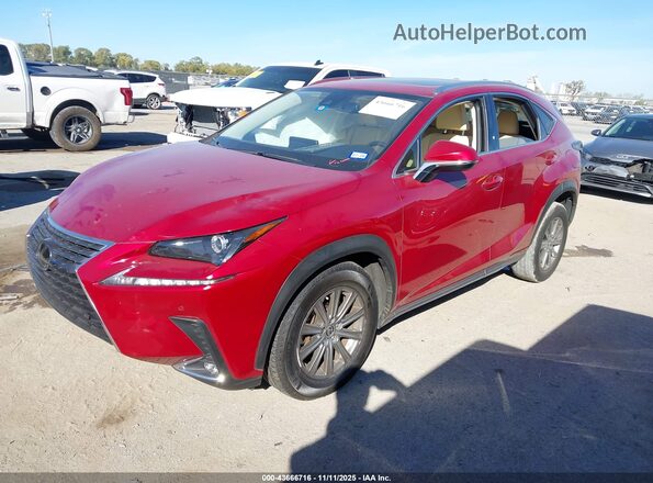 JTJDARBZ0L5020297 2020 LEXUS NX 300 Red Vista tres cuartos delantera izquierda