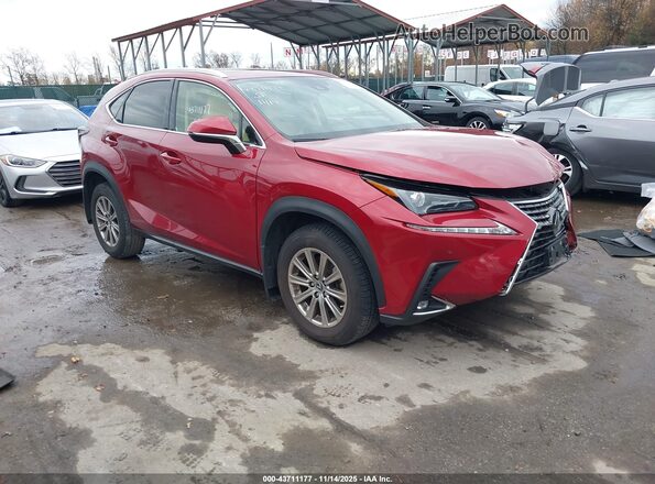 JTJDARDZ5M5028006 2021 LEXUS NX 300 Красный Передняя правая четверть