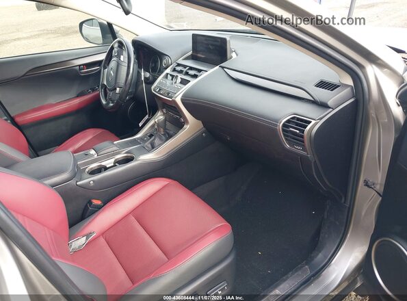 JTJDARDZXM2260490 2021 LEXUS NX 300 Серебряный Вид салона спереди