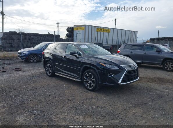 JTJDZKCA1J2009252 2018 LEXUS RX 350L Черный Передняя правая четверть