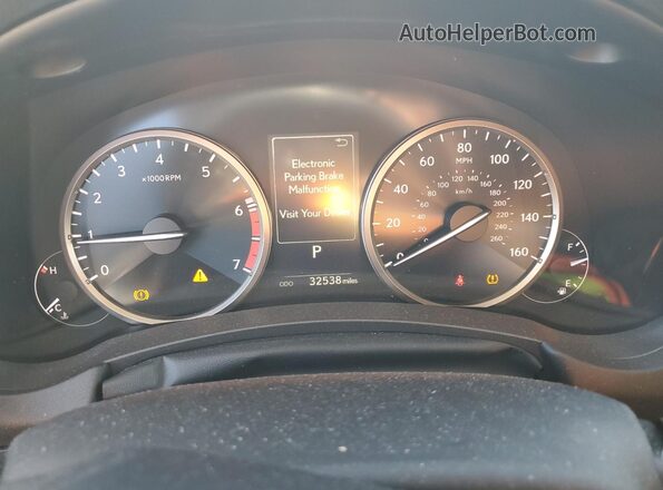 JTJGARBZ2M5032322 2021 LEXUS NX Серый Вид щитка приборов