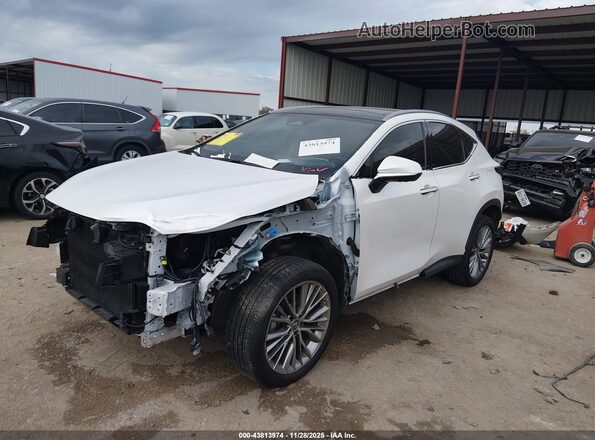 JTJHGCEZ0N2000435 2022 LEXUS NX 350 White Vista tres cuartos delantera izquierda