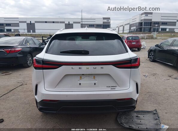 JTJHGCEZ0N2000435 2022 LEXUS NX 350 White 