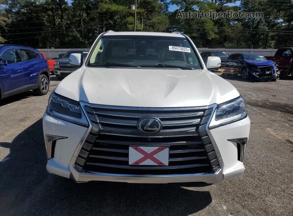 JTJHY7AX4K4288243 2019 LEXUS LX Белый Вид спереди