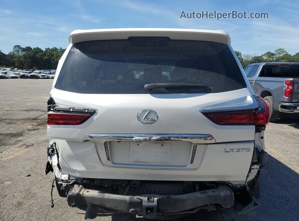 JTJHY7AX4K4288243 2019 LEXUS LX Белый Вид сзади
