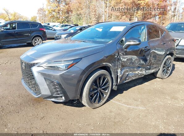 JTJKGCEZ1N5000254 2022 LEXUS NX 350 Серый Передняя левая четверть