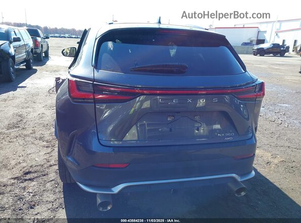 JTJKGCEZ1N5000254 2022 LEXUS NX 350 Серый 