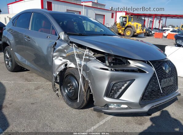 JTJSARBZ4M2180662 2021 LEXUS NX 300 Серый Вид спереди