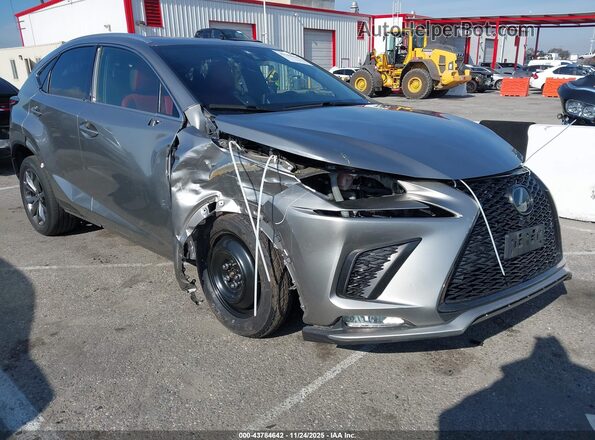 JTJSARBZ4M2180662 2021 LEXUS NX 300 Серый Передняя правая четверть