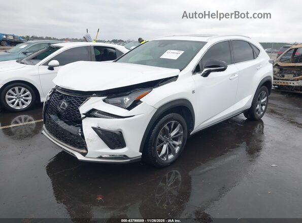 JTJSARBZ5L5012980 2020 LEXUS NX 300 White წინა მარცხენა ხედი სამი მეოთხედიდან