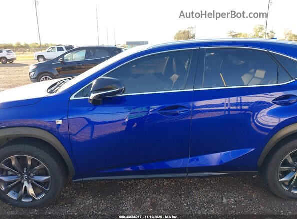 JTJYARBZ1J2113779 2018 LEXUS NX 300 Синий Панорамный вид салона 360°