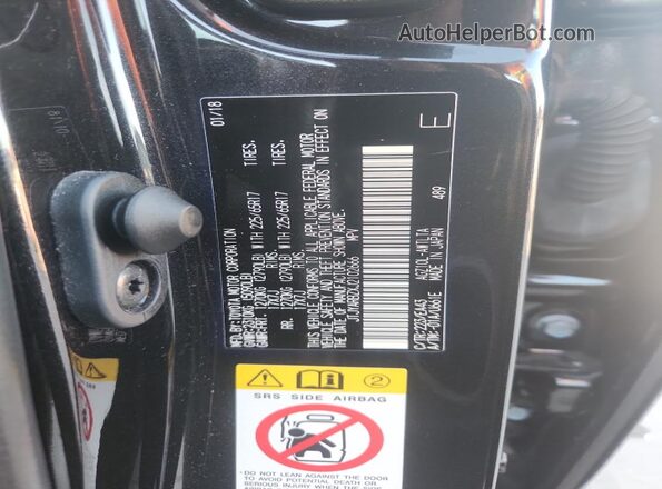 JTJYARBZXJ2102666 2018 LEXUS NX Черный Вид подкапотного пространства