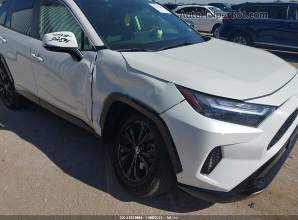 JTM16RFV4ND518879 2022 TOYOTA RAV4 HYBRID Белый Вид спереди