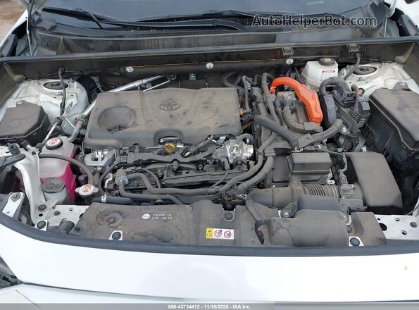 JTM16RFV6ND077109 2022 TOYOTA RAV4 HYBRID White უკანა ხედი