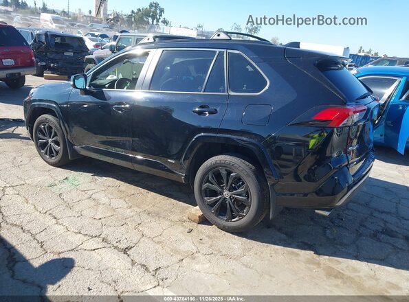 JTM16RFV7ND047407 2022 TOYOTA RAV4 HYBRID Black Задня ліва чверть