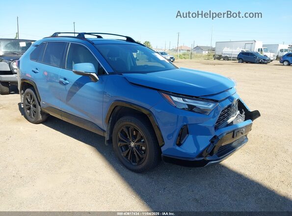 JTM16RFV7PD091796 2023 TOYOTA RAV4 HYBRID Blue Delantero derecho