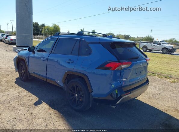 JTM16RFV7PD091796 2023 TOYOTA RAV4 HYBRID Blue Trasero izquierdo