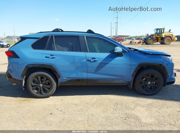JTM16RFV7PD091796 2023 TOYOTA RAV4 HYBRID Blue Vista interior de 360 grados