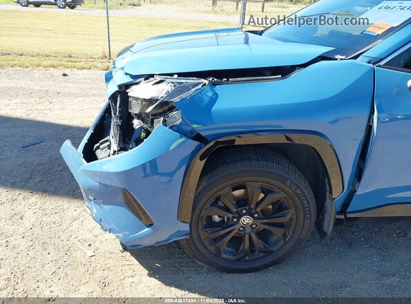 JTM16RFV7PD091796 2023 TOYOTA RAV4 HYBRID Blue Vista frontal