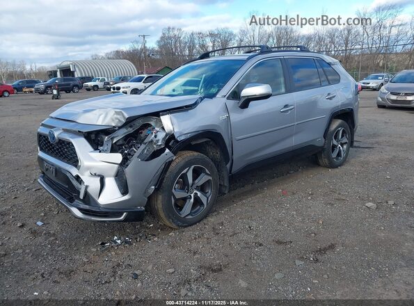 JTMAB3FV3MD058427 2021 TOYOTA RAV4 PRIME Серебряный Передняя левая четверть
