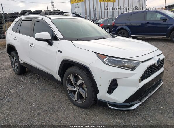 JTMAB3FV7MD050377 2021 TOYOTA RAV4 PRIME Белый Передняя правая четверть