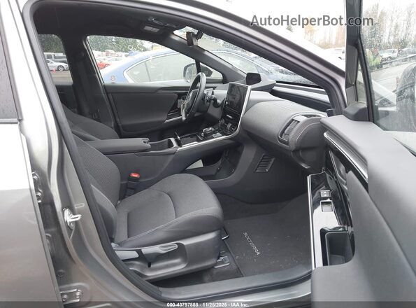 JTMABABA4PA023294 2023 SUBARU SOLTERRA Gray Widok wnętrza z przodu