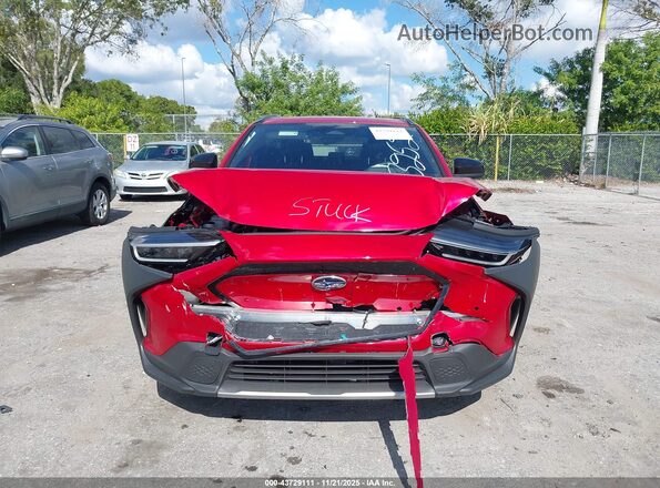 JTMABABA7SA093252 2025 SUBARU SOLTERRA Red Widok z przodu