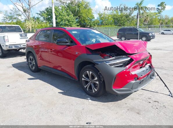 JTMABABA7SA093252 2025 SUBARU SOLTERRA Red Przód prawy