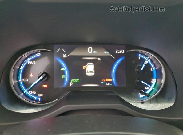 JTMCB3FV7PD149276 2023 TOYOTA RAV4 White Widok zestawu wskaźników