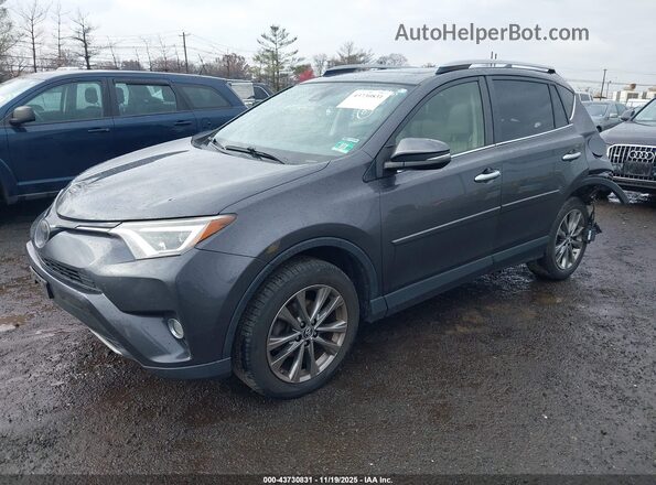 JTMDFREV9JJ257954 2018 TOYOTA LIMITED Серый Передняя левая четверть