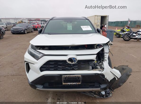 JTME6RFV0ND531341 2022 TOYOTA RAV4 HYBRID White Vista del cuadro de instrumentos