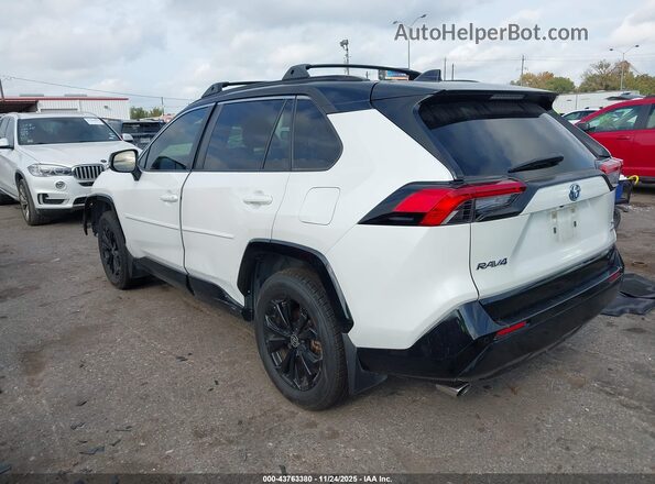 JTME6RFV1NJ019363 2022 TOYOTA RAV4 HYBRID Белый Задняя левая четверть