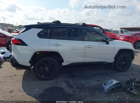 JTME6RFV1NJ019363 2022 TOYOTA RAV4 HYBRID Белый Вид задней части салона