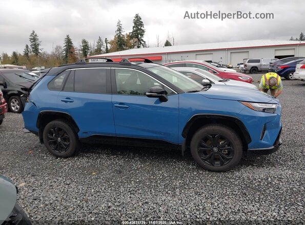 JTME6RFV2SJ065666 2025 TOYOTA RAV4 HYBRID Blue Սալոնի հետևի տեսք