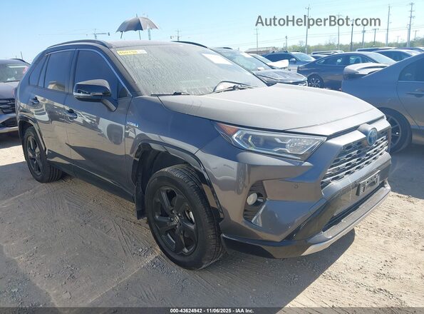 JTME6RFV9LD502255 2020 TOYOTA RAV4 HYBRID Gray Przód prawy